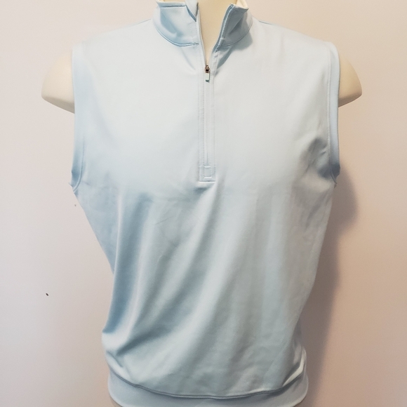 Walter Hagen Essentials Hagen Golf Vest Mens XL Blue Cool 1/4 Zip Size Small - Picture 1 of 9